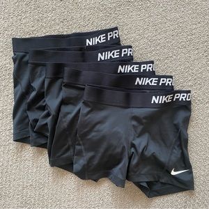Nike Pros 3” Black Size XS - Like New